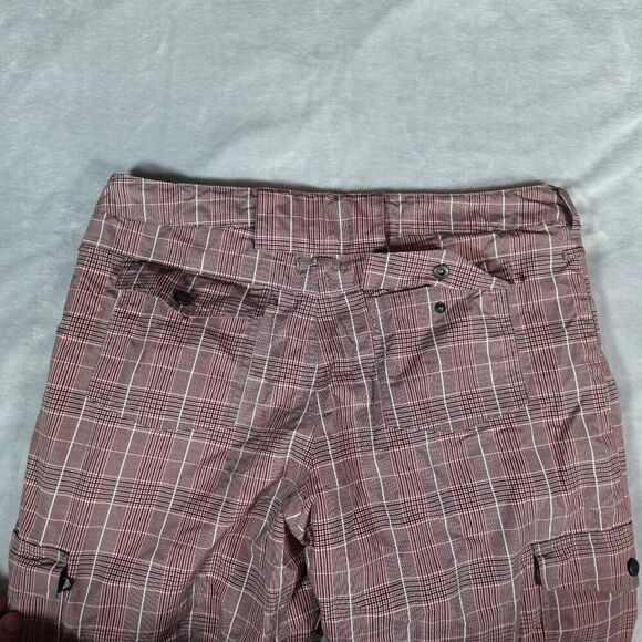Roxy 5000 Snowboard Pants Womens M (32x29) Plaid Insulated Red/Pink - Picture 7 of 12